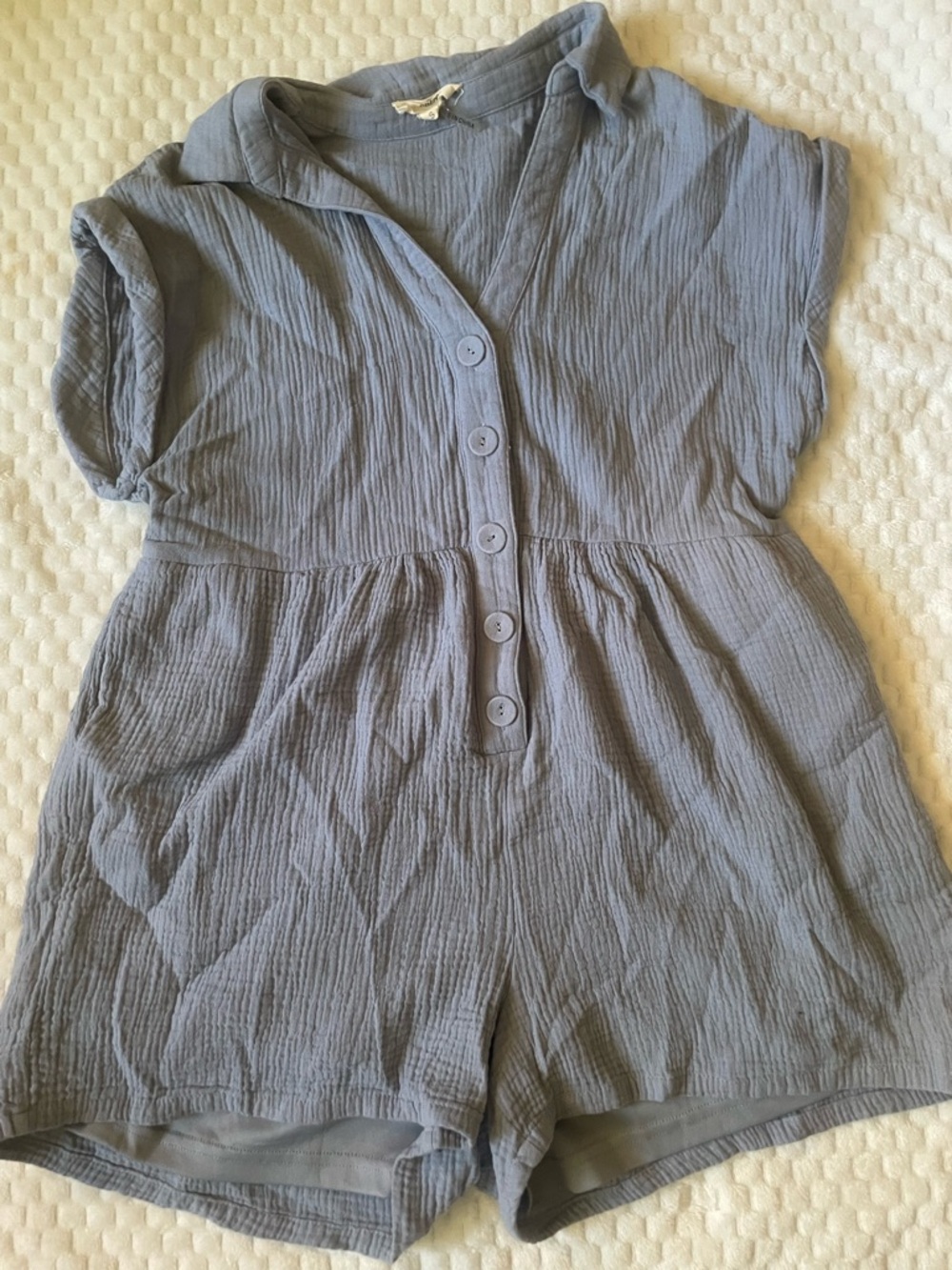 Boutique women’s light blue romper